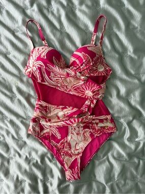 Chamela Colombia One Piece Swimsuit M Pink
